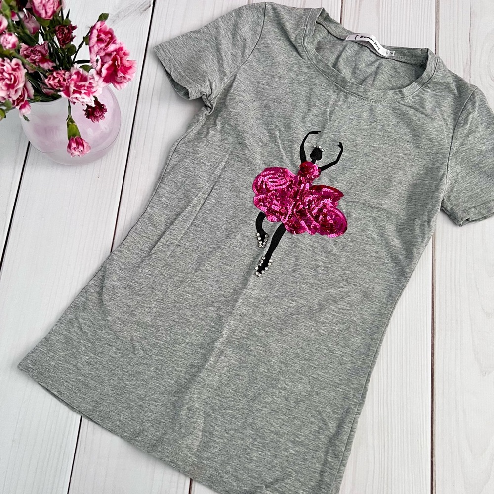 Fun Ballerina Sequins Tee